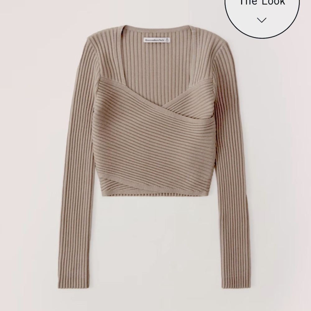 Abercrombie & fitch Slim Wrap Sweater NWT